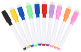 TYH Supplies 30-Pack Reusable Dry Erase Pockets 9 x 12 Inches Assorted Neon Colors